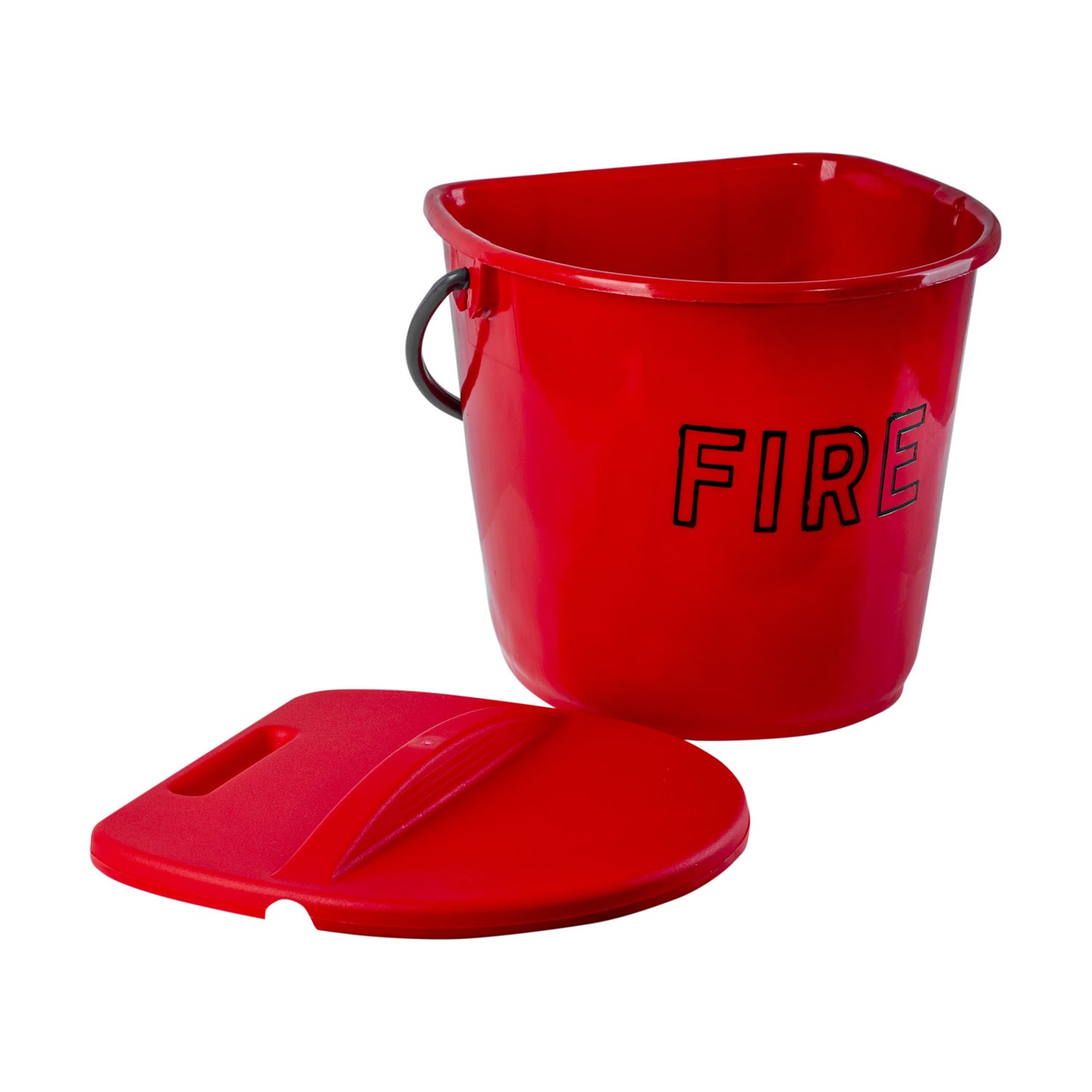 Plastic Fire Bucket and Lid