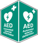 Panoramic Sign - AED Defibrillator