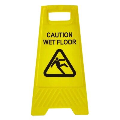 Wet floor sign 600mm heavy duty plastic