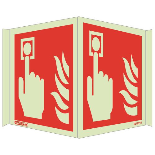 Panoramic Sign - Fire Alarm Location - Without Text