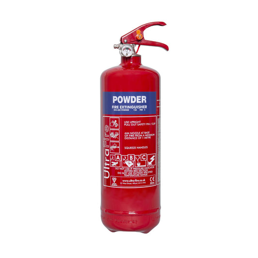 UltraFire 2kg ABC Powder Fire Extinguisher