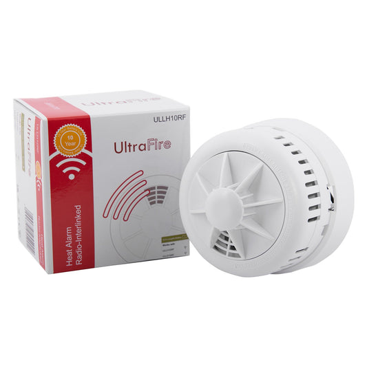 UltraFire 10 Year Battery Heat Alarm - Wireless RF
